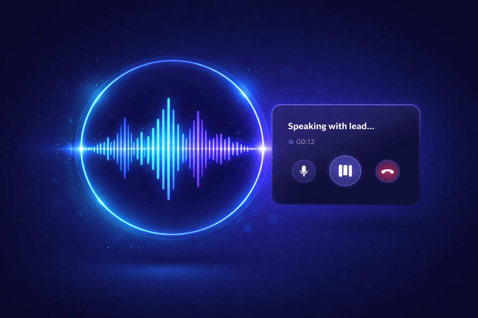 AI Voice Agent Product Visual